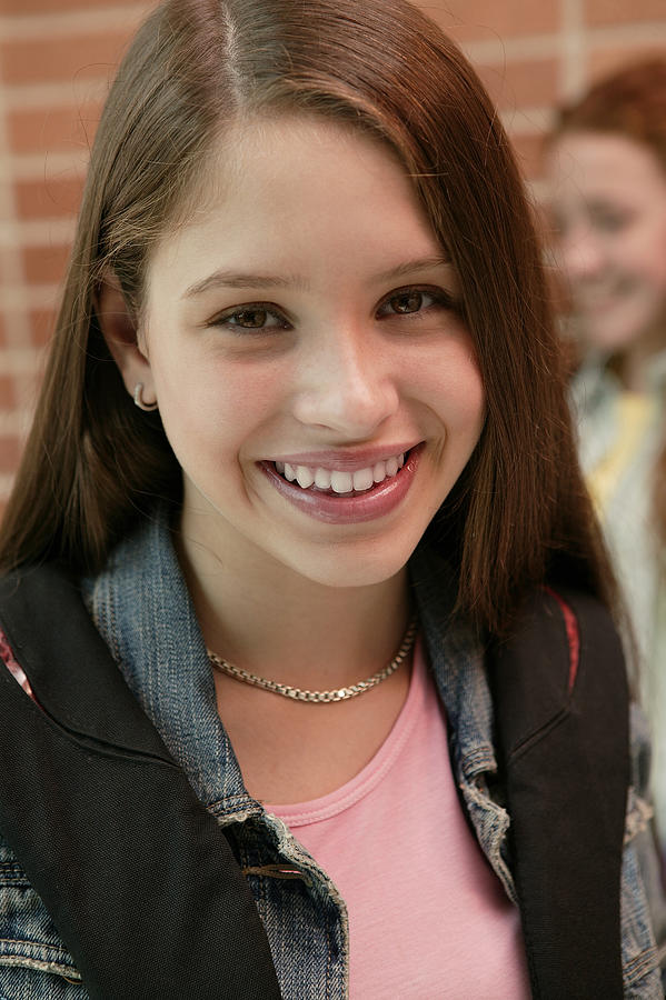 Smiling teenage girl Photograph by Comstock Images