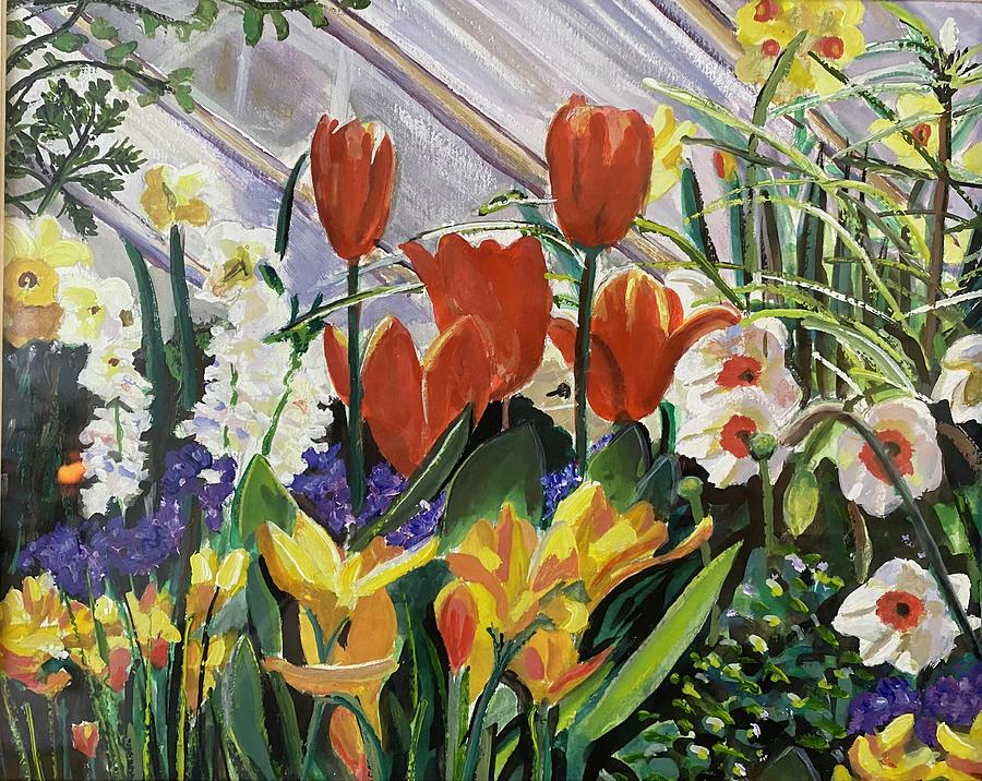 Smith College Flower Show Painting by Richard Nowak Fine Art America