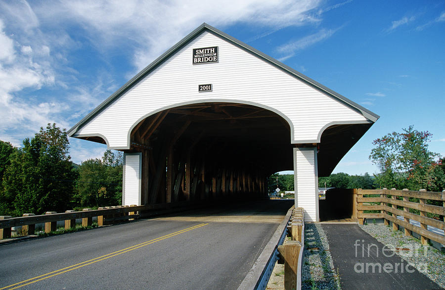 Smith Covered Bridge - Plymouth New Hampshire USA Photograph by Erin Paul Donovan