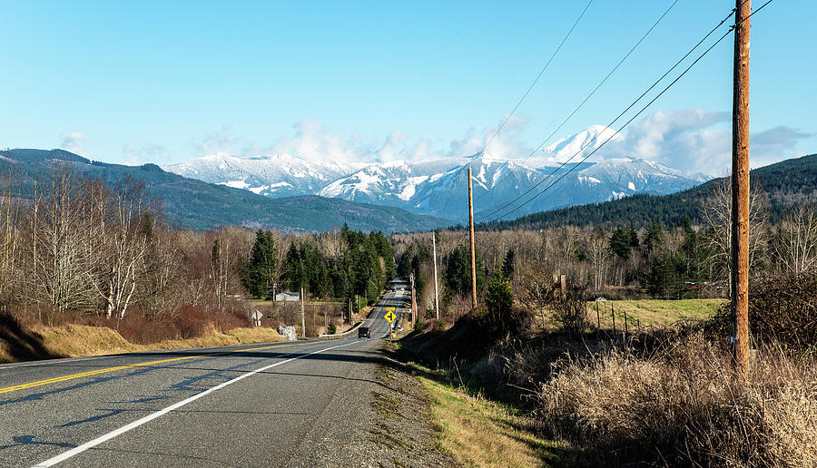 Smith Road and Mt Baker Photograph by Tom Cochran
