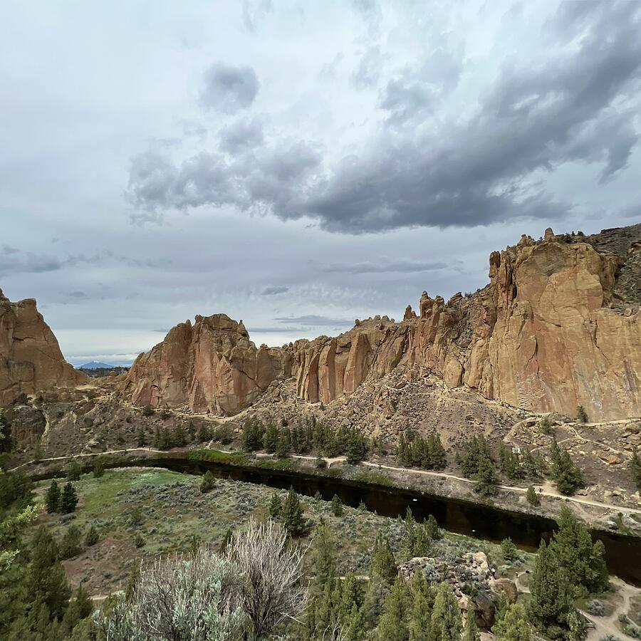 Smith Rock State Park No2 Photograph by Bonnie Bruno