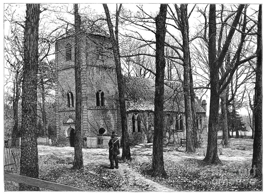 Smithfield Church, 1885 Drawing by Granger