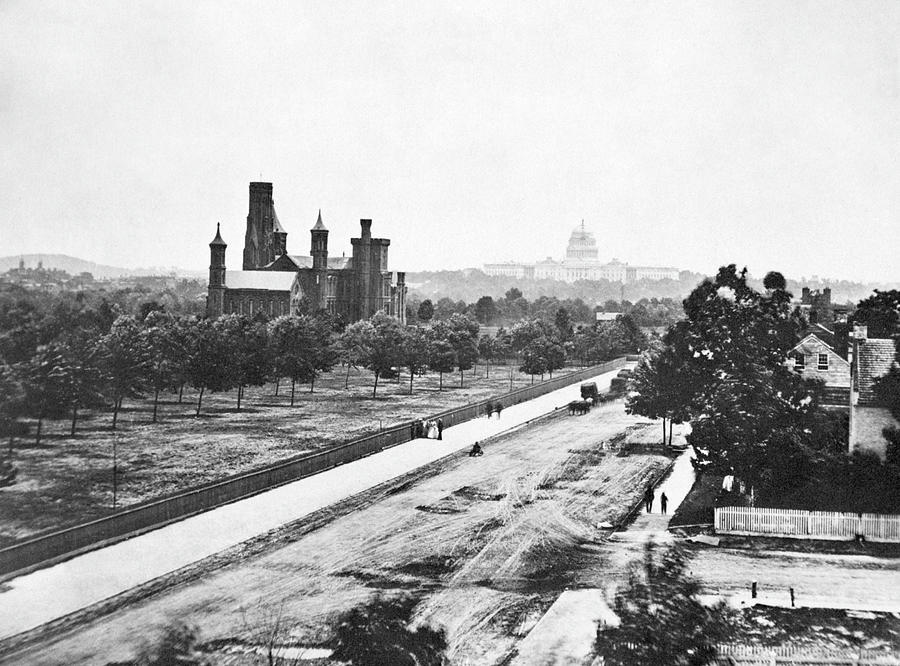 Smithsonian, 1863 Photograph by Granger