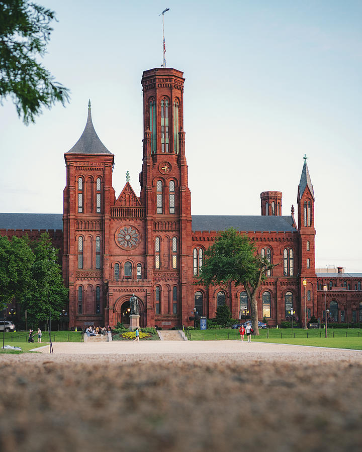 Smithsonian Castle Photograph by Ray Devlin