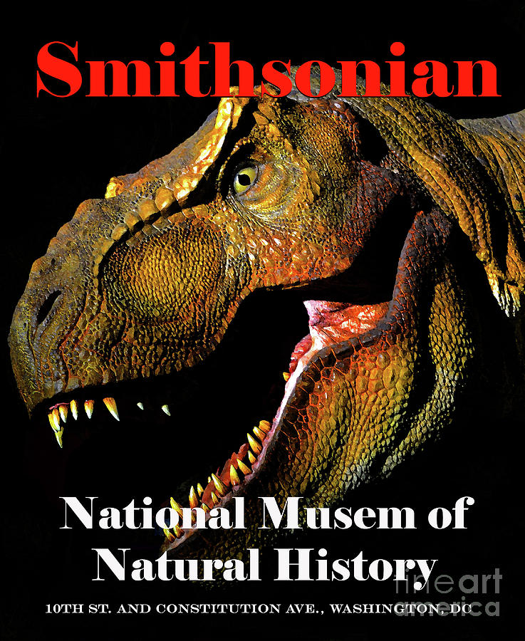 Smithsonian T Rex Mixed Media