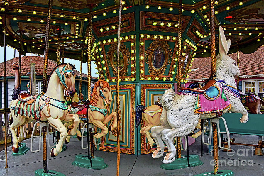 Smithville Village Carousel NJ Photograph by Regina Geoghan - Fine Art ...