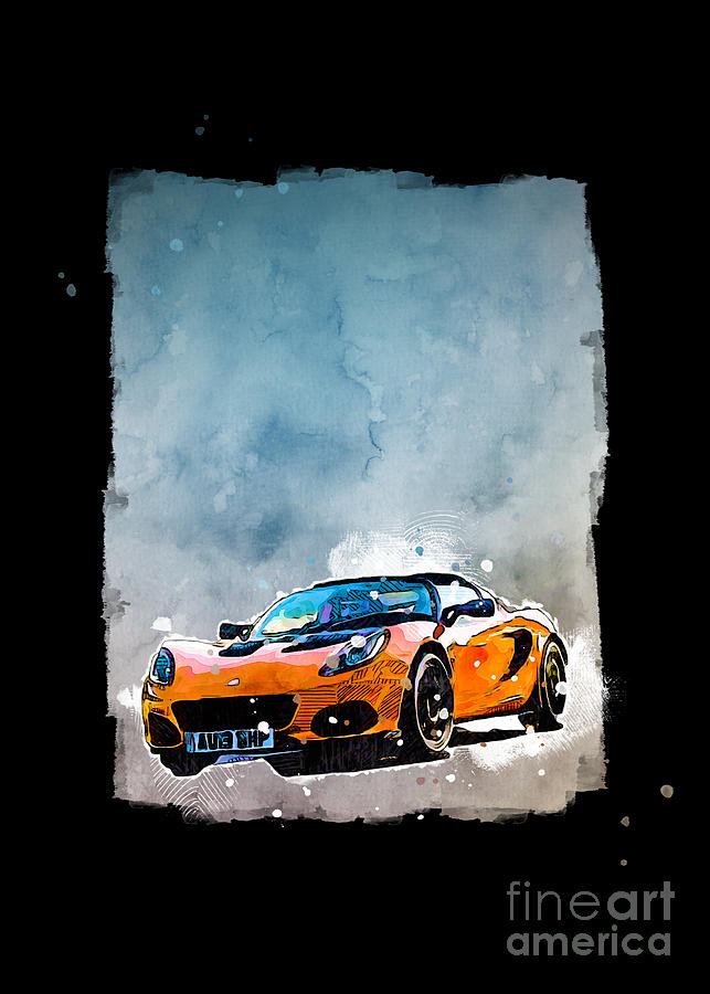 Car Painting - SMK004597 Vehicle 2016 Lotus Elise Cup 250 by Marietta Beatty