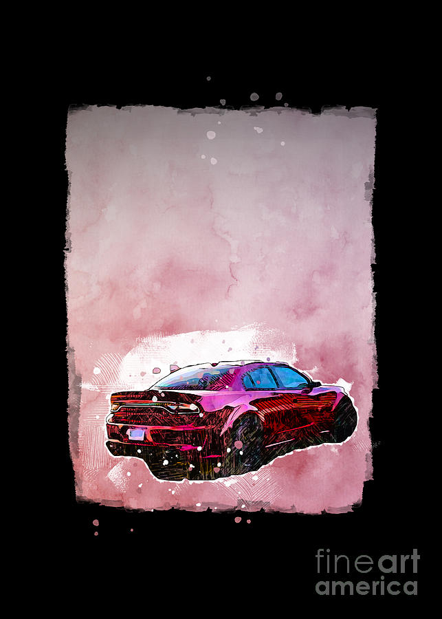 SMK005002 Vehicle 2020 Dodge Charger SRT Hellcat Widebody Painting by ...