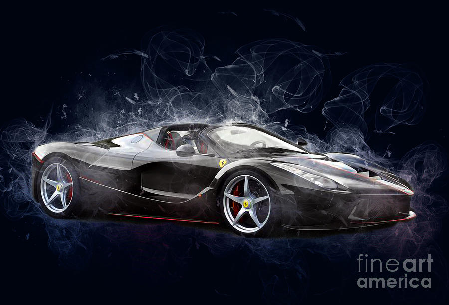 SMK00621 Laferrari Aperta Hypercar Drawing by Marietta Beatty - Pixels