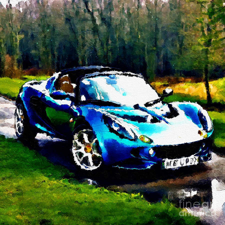 Car Painting - SMK006653 Vehicle 2005 Lotus Elise Spyder1 Custom by Marietta Beatty