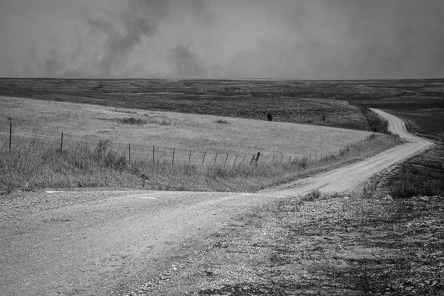 Farm Photograph - Smoke In The Flint Hills by Steven Bateson
