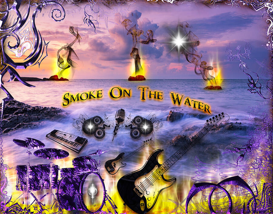 Smoke On The Water Digital Art by Michael Damiani