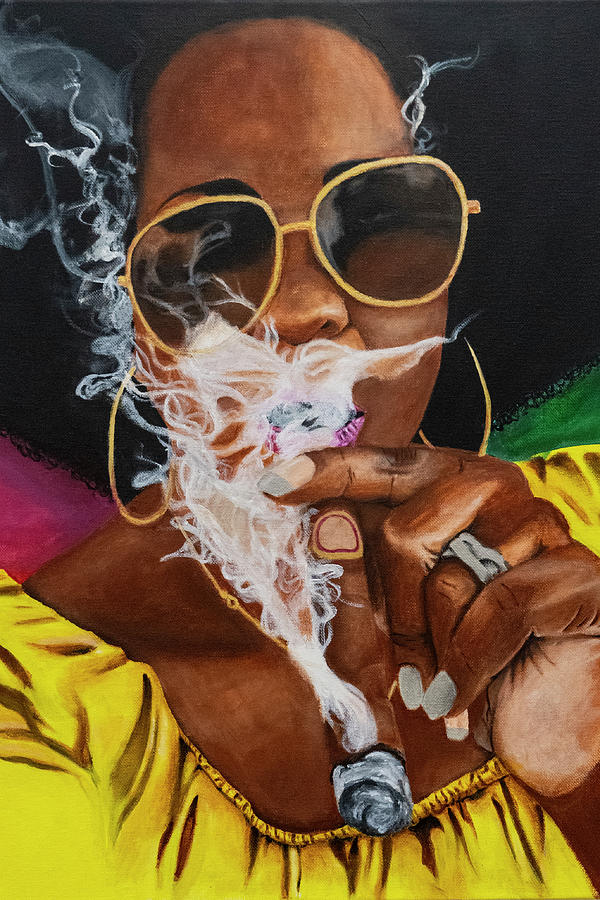 Smoke Painting - Smoke by Raymond Brown
