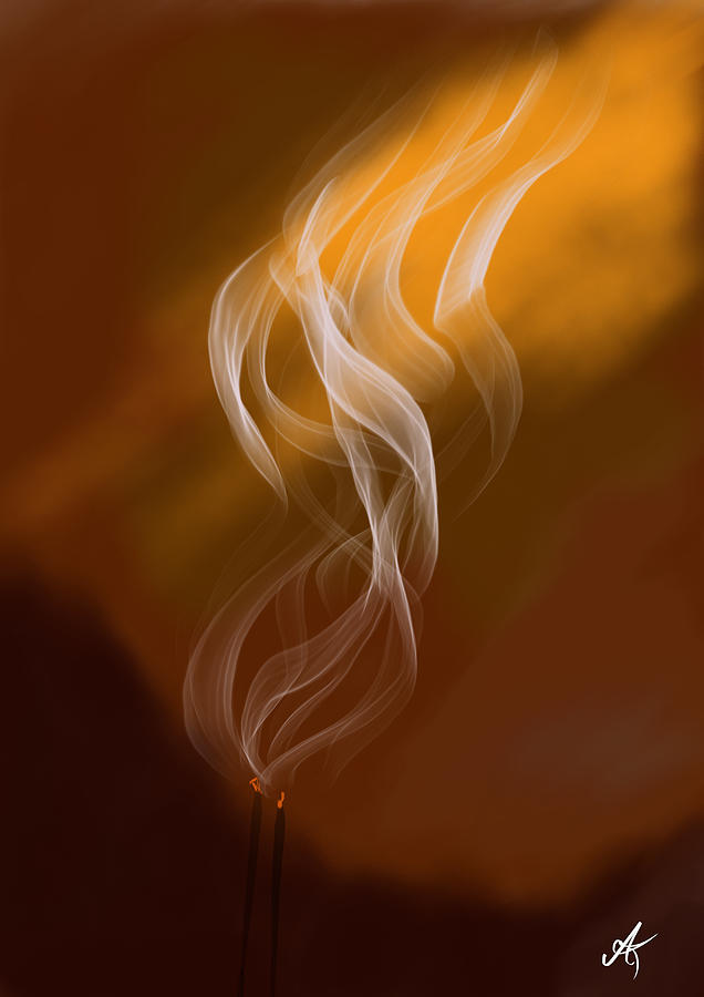 Smoke Tendrils Digital Art by Geeta A - Fine Art America