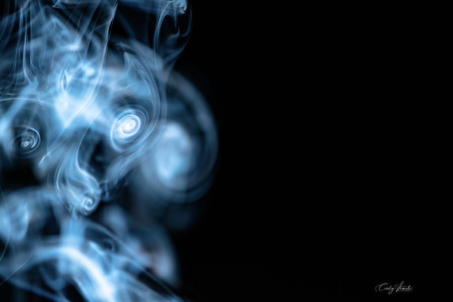 Abstract Photograph - Smoke Trail Seven by Cecily Vermote