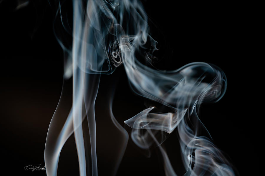 Abstract Photograph - Smoke Trail Six by Cecily Vermote