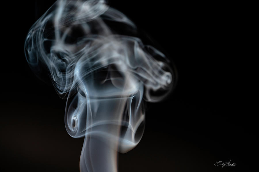Abstract Photograph - Smoke Trail Three by Cecily Vermote
