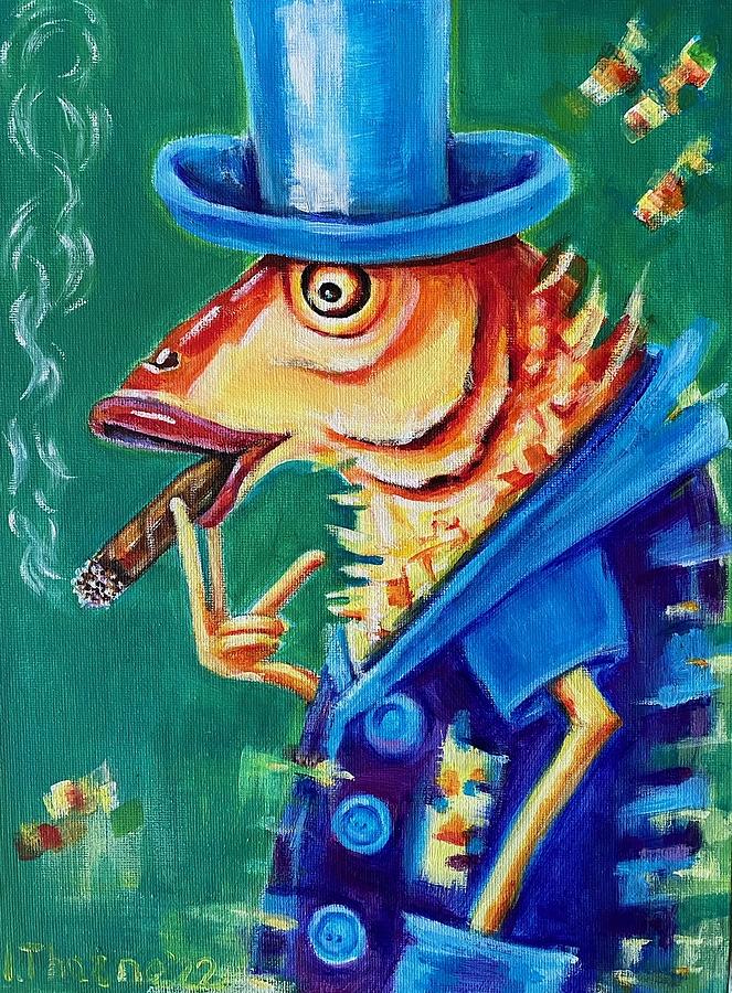 Smoked haddock Painting by Inna Thorne Fine Art America