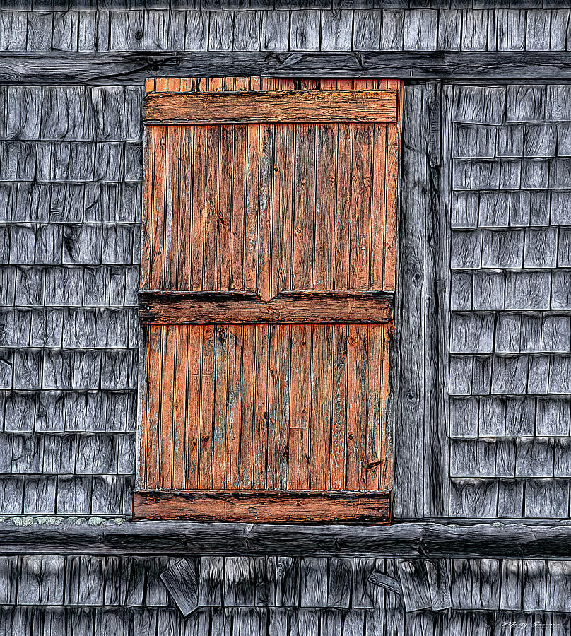 Smokehouse Shutter Door Photograph by Marty Saccone
