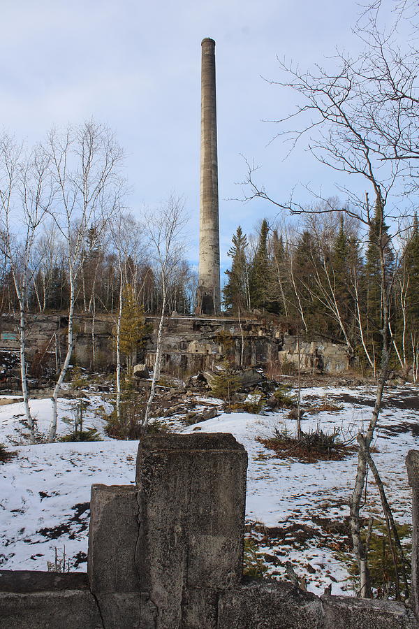 Smokestack From The Back Photograph