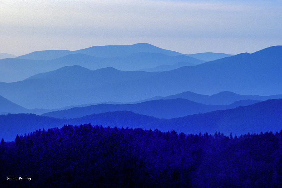 Smokey Mountain Blue  Photograph by Randy Bradley