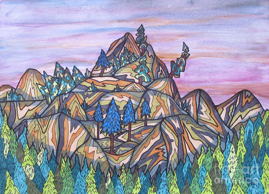 Smokey Mountains Painting by Bradley Boug