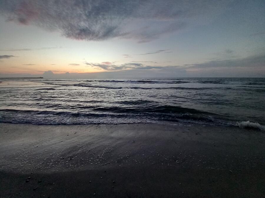 Smokey Seascape Photograph By Beachscapes Gallery Llc - Fine Art America