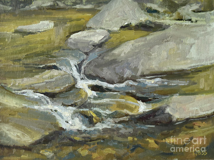 Landscape Painting - Smokies Stream by Tiffany Foss Landscape Painting - Smokies Stream by Tiffany Foss