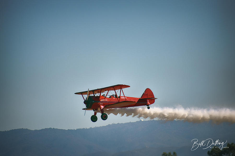 Smokin BiPlane Photograph by Bill Dutting