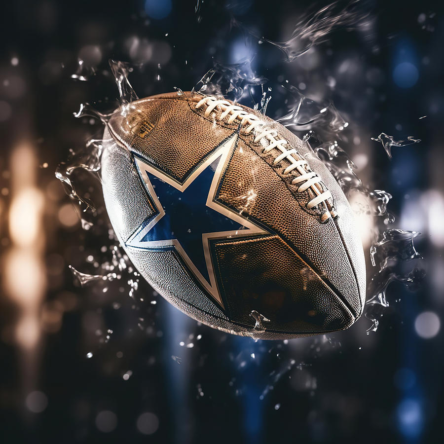 Smokin Dallas Cowboys Football Digital Art by Athena Mckinzie