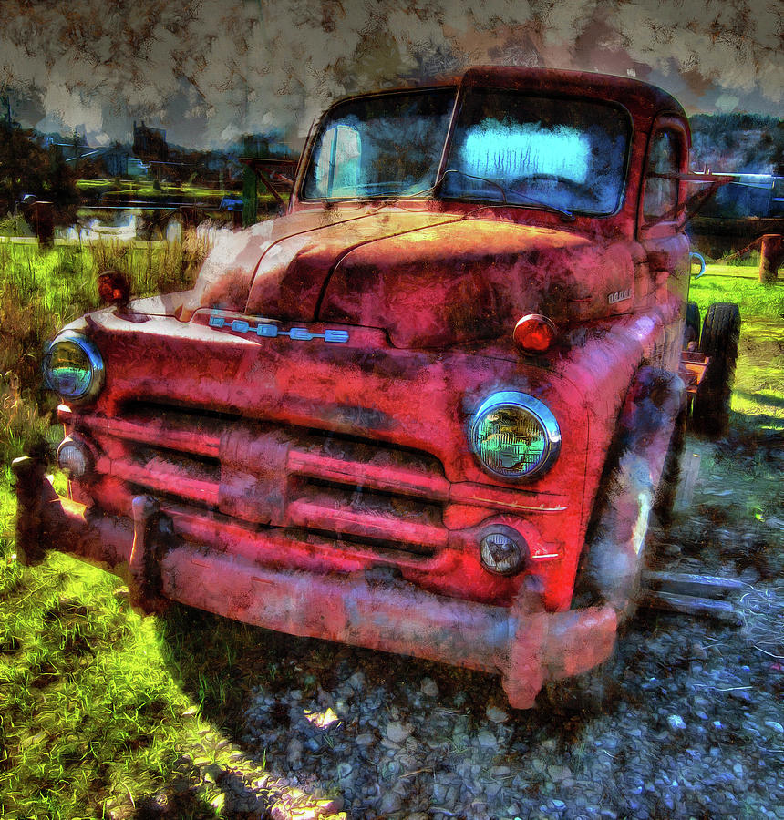 Smokin Hot Dodge Truck Photograph by Thom Zehrfeld