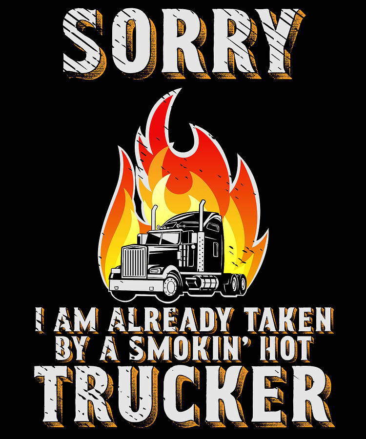 Truck Digital Art - Smoking Hot Trucker Pick Up Diesel  by Toms Tee Store
