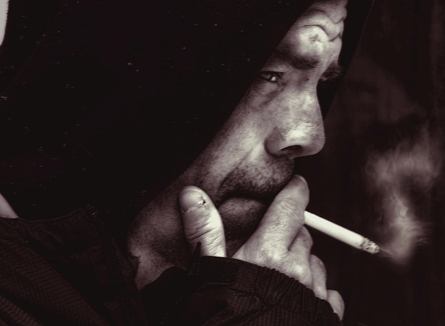 Smoking Man Photograph by Kevin Duke