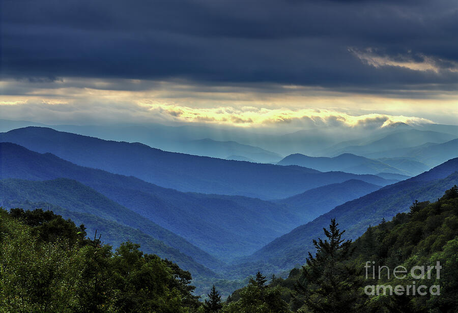 Smoky Mountain Blues Photograph by Douglas Stucky