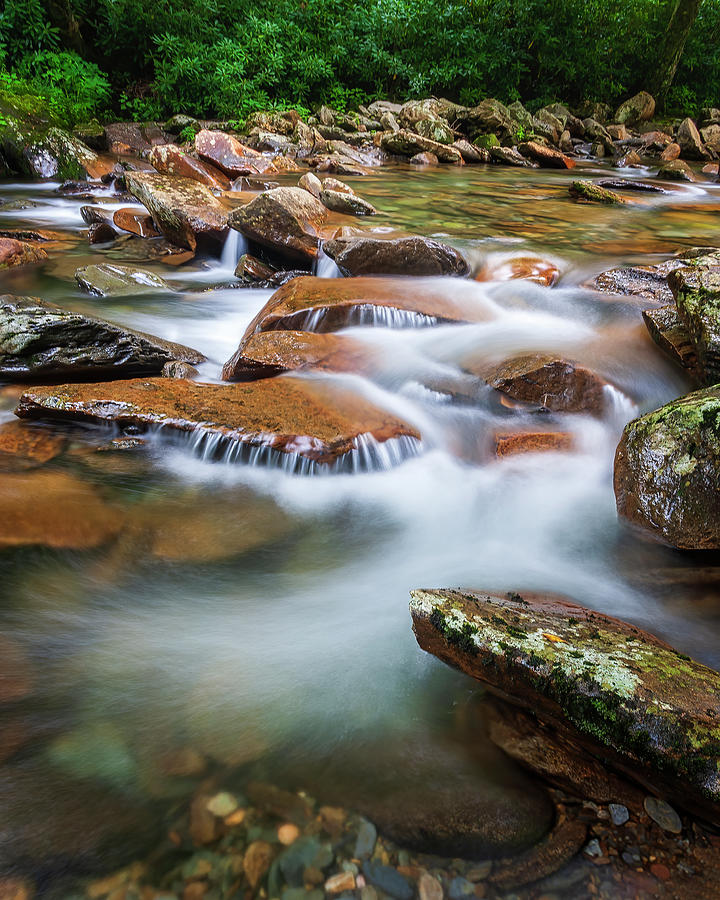 Smoky Mountain Creek Photograph by Adam Romanowicz
