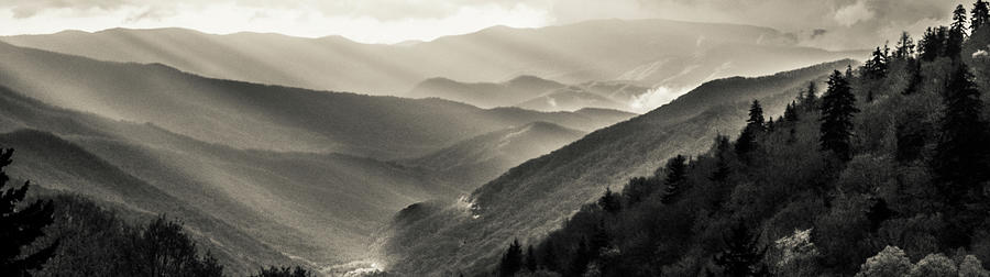 Smoky Mountain Panorama 027 Photograph by James C Richardson