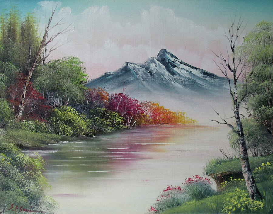 Tree Painting - Smoky Mountain by Sead Pozegic