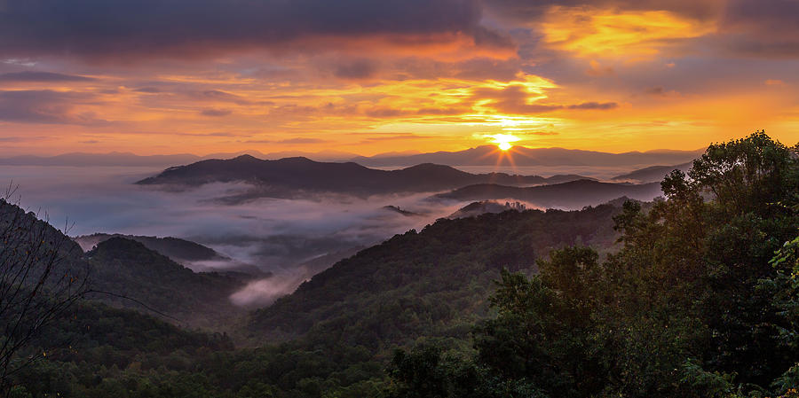 Smoky Mountain Sunrise Photograph by Tim Stanley