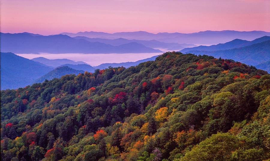 Smoky Mountain Sunrise V2 Photograph By Brian Alworth - Fine Art America