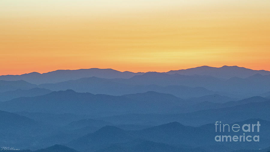 Smoky Mountains Blue Layers Photograph by Theresa D Williams
