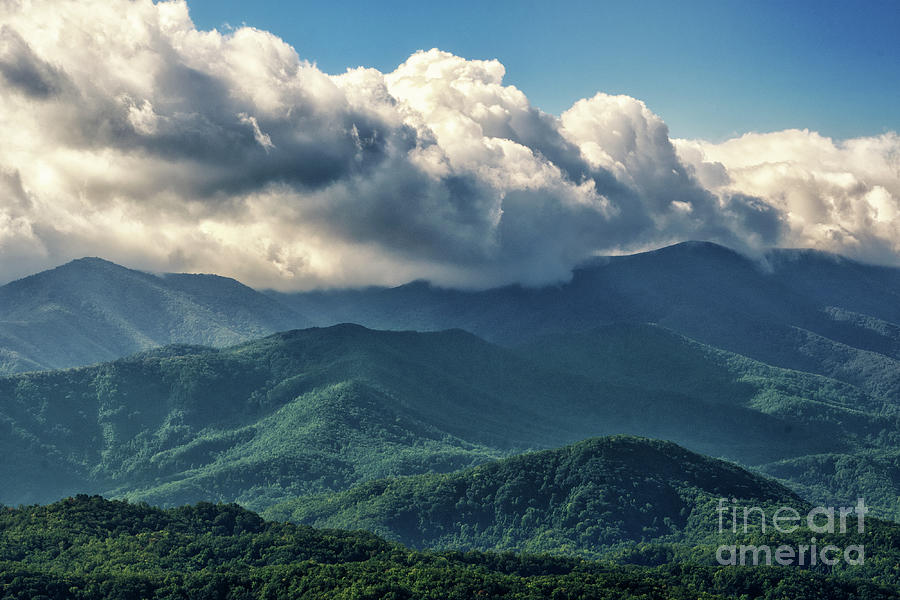 Smoky Mountains Clouds Photograph by Phil Perkins