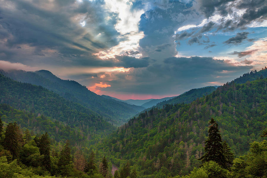 Smoky Mountains Drama Photograph by Andrew Soundarajan