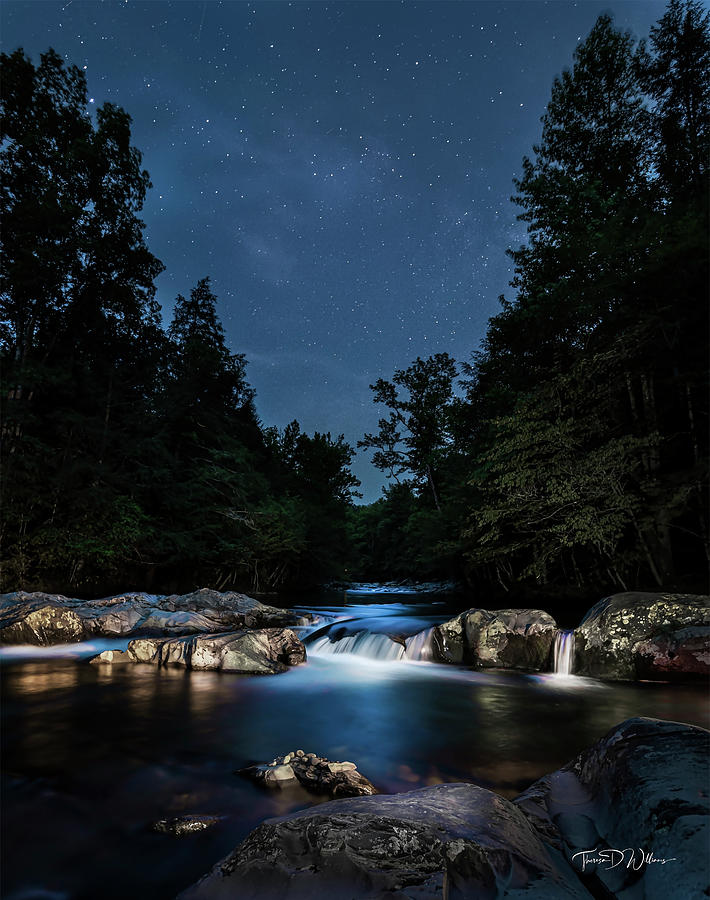 Smoky Mountains River Stars Photograph by Theresa D Williams