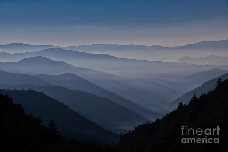 Smoky Mountains, Shaconage Photograph by Theresa D Williams