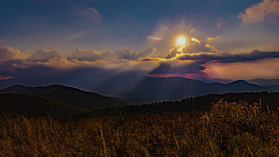 Smoky Mountains Sunset  Photograph by Theresa D Williams
