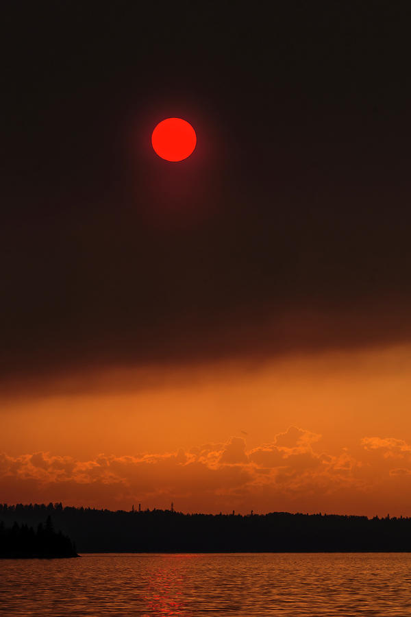 Smoky Sky from Canada Wildfires Photograph by Patti Deters