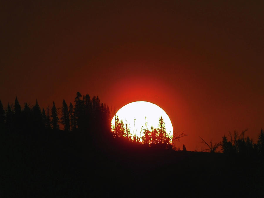 Smoky Sunrise Photograph by Carl Moore
