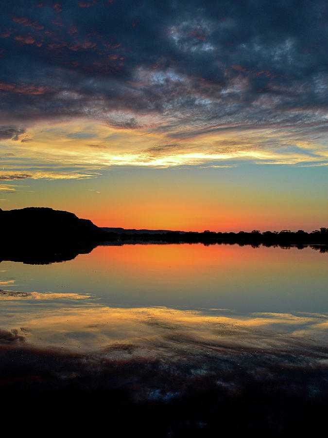 Smoldering Sunset Photograph by Susie Loechler