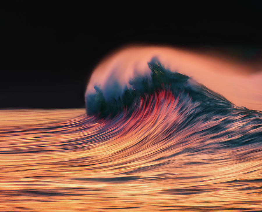 Smooth as a wave Photograph by Mikel Martinez de Osaba