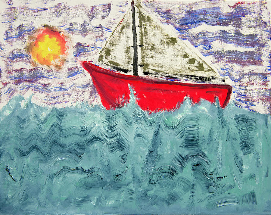 Smooth Sailing Painting by David McCready